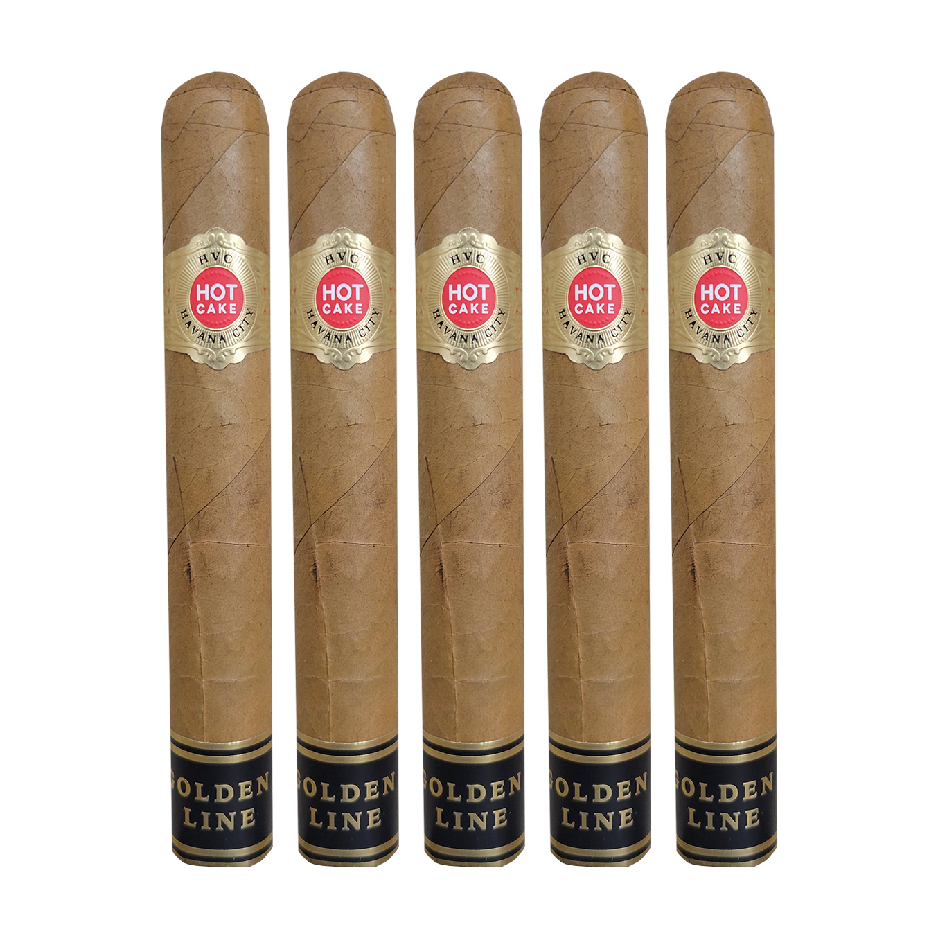 HVC Hot Cake Golden Line Laguitos #5 CT Cigar - 5 pack